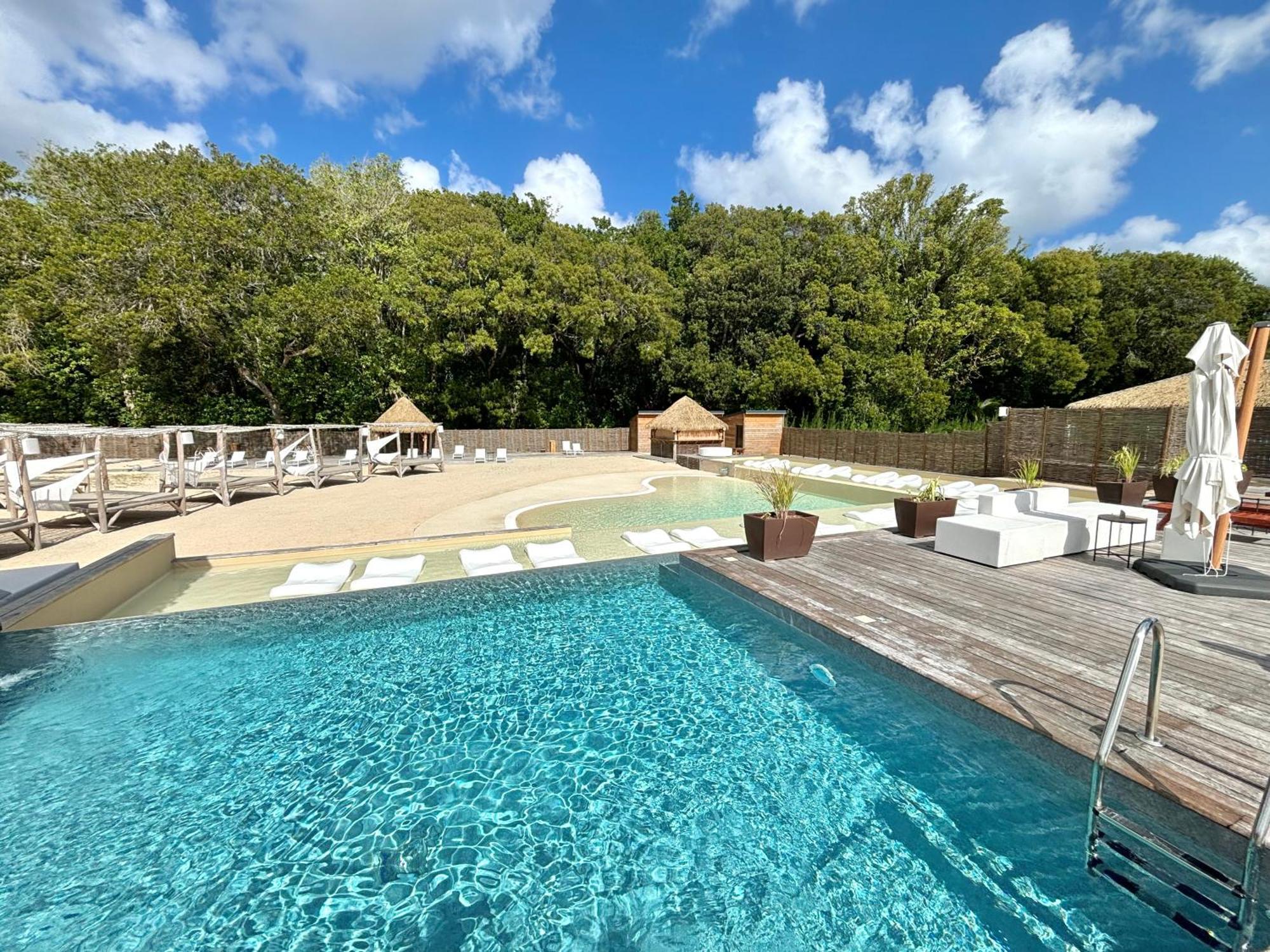 Bungalow La Kawannaise - Piscine, Terrasse, Plage Grand-Bourg  Buitenkant foto
